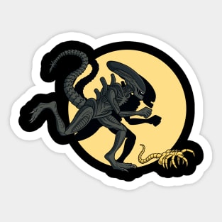 Xenomorph adventures Sticker